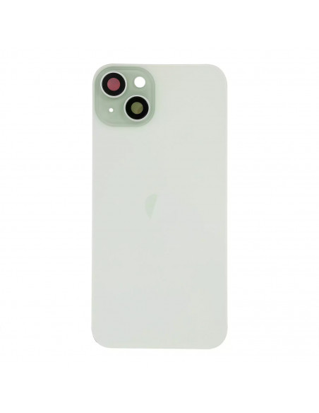Tapa Trasera iPhone 15 Plus (Verde) (Lente Cristal de Zafiro) (OEM)