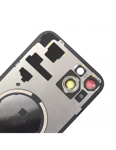 Tapa Trasera iPhone 15 Plus (Verde) (Lente Cristal de Zafiro) (OEM)