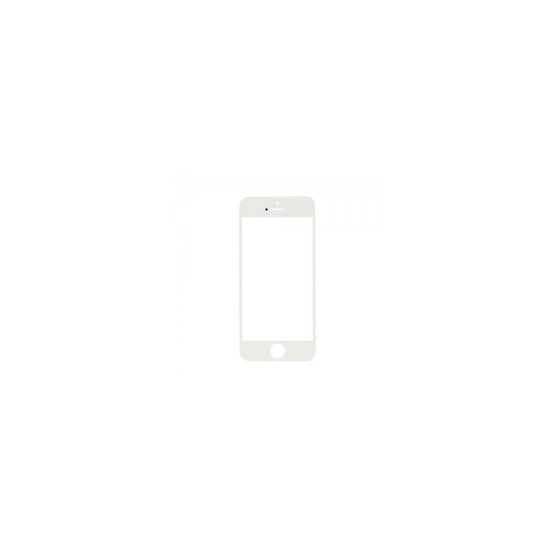 Cristal Frontal iPhone 5S Blanco