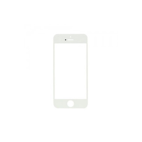 Cristal Frontal iPhone 5S Blanco