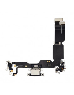 Conector de carga iPhone 15 Plus (Negro) (Original)
