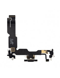 Conector de carga iPhone 15 Plus (Negro) (Original) 2