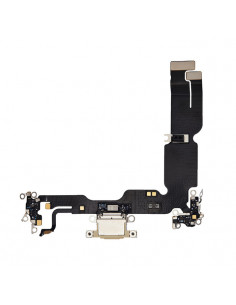 Conector de carga iPhone 15 Plus (Amarillo) (Original)