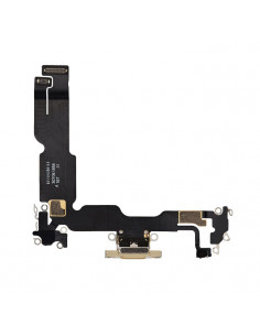 Conector de carga iPhone 15 Plus (Amarillo) (Original) 2