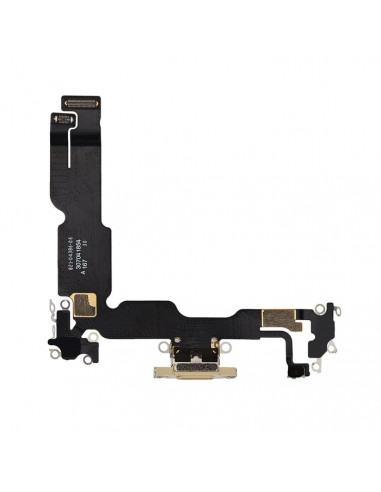 Conector de carga iPhone 15 Plus (Amarillo) (Original)