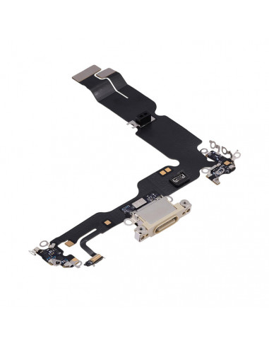 Conector de carga iPhone 15 Plus (Amarillo) (Original)