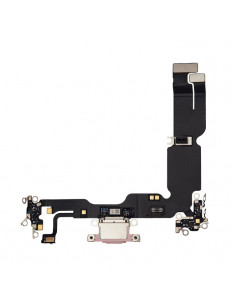 Conector de carga iPhone 15 Plus (Rosa) (Original)