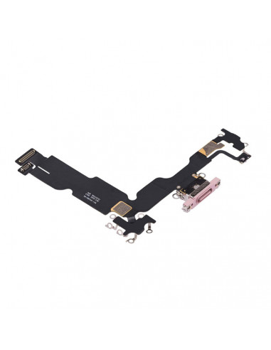Conector de carga iPhone 15 Plus (Rosa) (Original)