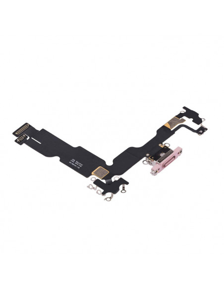 Conector de carga iPhone 15 Plus (Rosa) (Original)