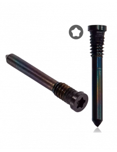 Tornillos inferiores iPhone 16 / 16 Plus / 16 Pro / 16 Pro Max (Negro) (Original)