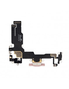 Flex de carga micrófono iPhone 15 (Original) (Rosa) 2