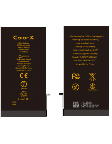 Batería iPhone 15 Plus (Ti) (Prime) (Diagnostic)