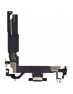 Flex de Carga micrófono iPhone 16 (Negro) (Original) 2