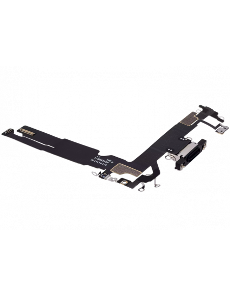 Flex de Carga micrófono iPhone 16 (Negro) (Original)