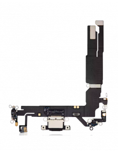 Flex de Carga micrófono iPhone 16 (Negro) (Original)