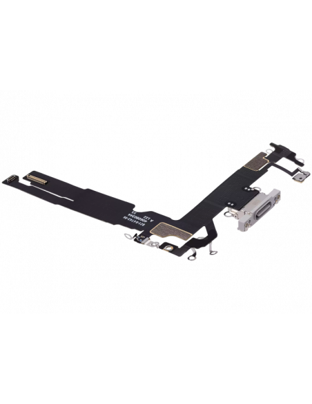 Flex de Carga micrófono iPhone 16 (Blanco) (Original)