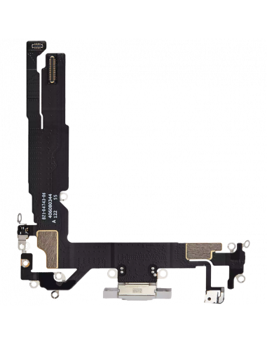 Flex de Carga micrófono iPhone 16 (Blanco) (Original)