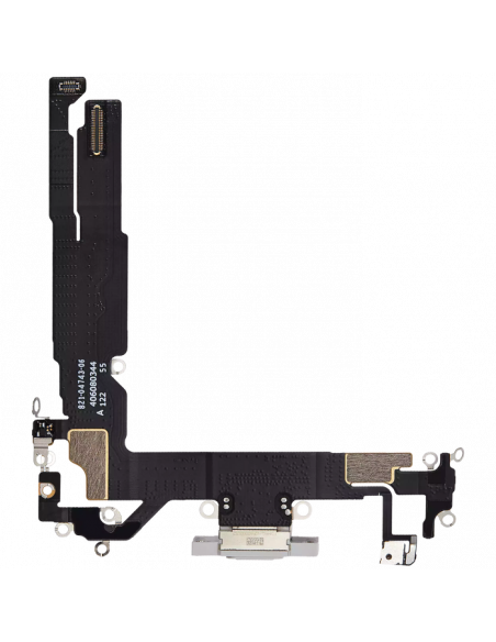 Flex de Carga micrófono iPhone 16 (Blanco) (Original)