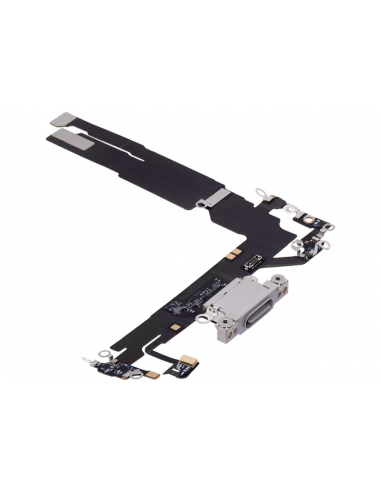 Flex de Carga micrófono iPhone 16 (Blanco) (Original)