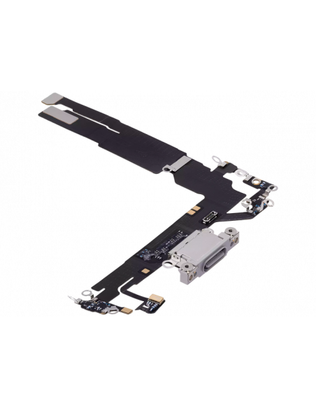 Flex de Carga micrófono iPhone 16 (Blanco) (Original)