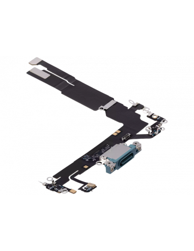 Flex de Carga micrófono iPhone 16 (Verde Azulado) (Original)