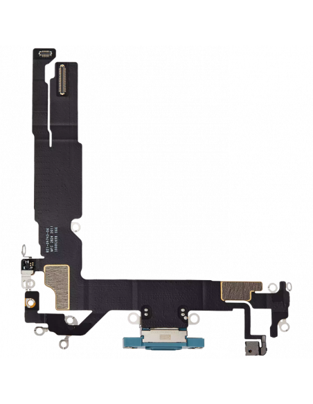 Flex de Carga micrófono iPhone 16 (Verde Azulado) (Original)