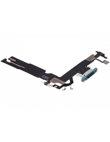 Flex de Carga micrófono iPhone 16 (Verde Azulado) (Original)