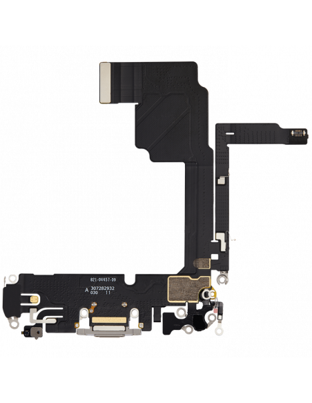 Flex de Carga micrófono iPhone 15 Pro (Titanio Blanco) (Original)