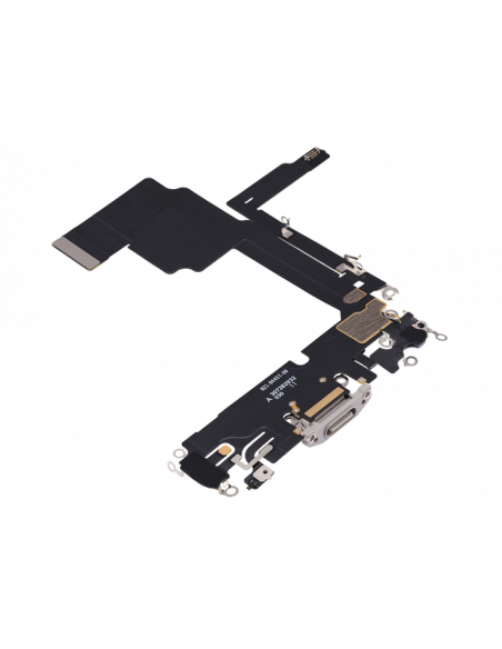 Flex de Carga micrófono iPhone 15 Pro (Titanio Blanco) (Original)