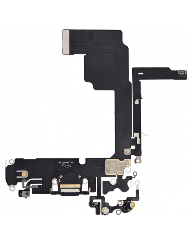 Flex de Carga micrófono iPhone 15 Pro (Titanio Negro) (Original)