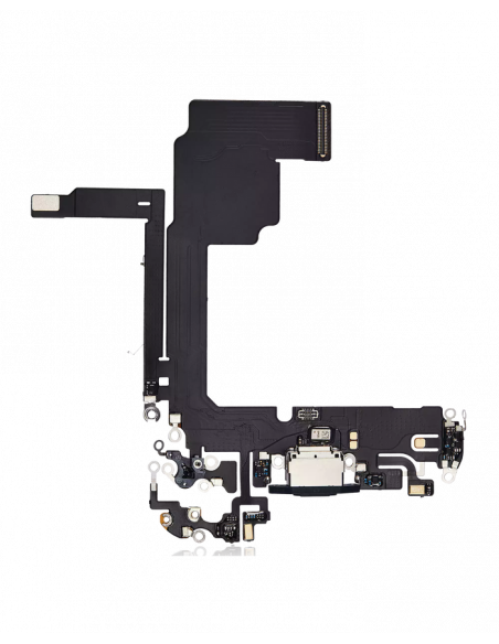 Flex de Carga micrófono iPhone 15 Pro (Titanio Negro) (Original)