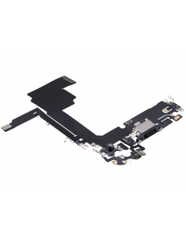Flex de Carga micrófono iPhone 15 Pro (Titanio Negro) (Original)