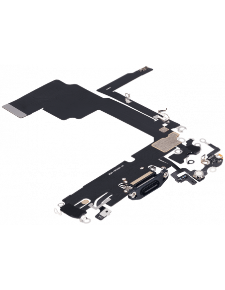 Flex de Carga micrófono iPhone 15 Pro (Titanio Negro) (Original)