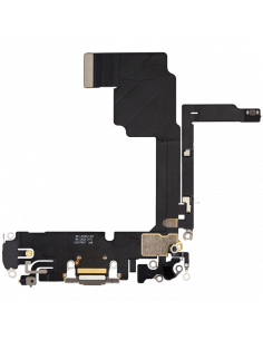 Flex de Carga micrófono iPhone 15 Pro (Titanio Natural) (Original) 2