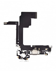 Flex de Carga micrófono iPhone 15 Pro (Titanio Natural) (Original)