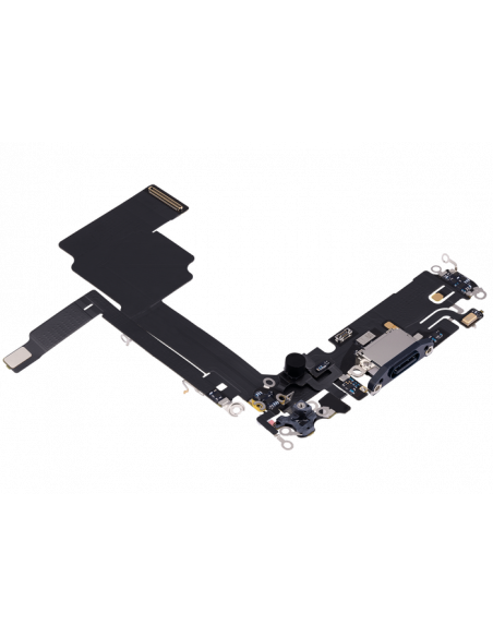 Flex de Carga micrófono iPhone 15 Pro (Titanio Azul) (Original)