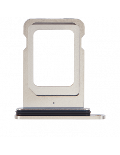Bandeja SIM iPhone 15 Pro / 15 Pro Max (Titanio Blanco)