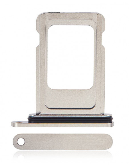 Bandeja SIM iPhone 15 Pro / 15 Pro Max (Titanio Blanco)