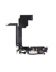 Flex de Carga micrófono iPhone 15 Pro Max (Titanio Negro) (Original)