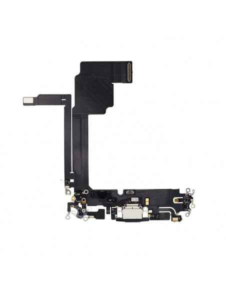 Flex de Carga micrófono iPhone 15 Pro Max (Titanio Negro) (Original)