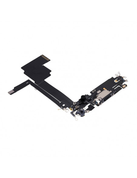 Flex de Carga micrófono iPhone 15 Pro Max (Titanio Negro) (Original)