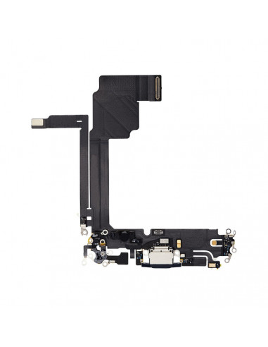 Flex de Carga micrófono iPhone 15 Pro Max (Titanio Azul) (Original)