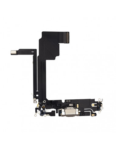 Flex de Carga micrófono iPhone 15 Pro Max (Titanio Natural) (Original)