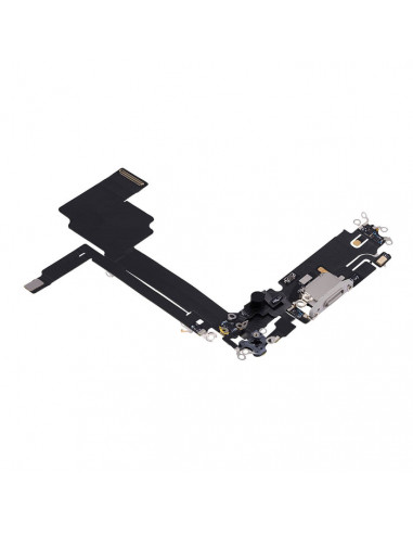 Flex de Carga micrófono iPhone 15 Pro Max (Titanio Blanco) (Original)
