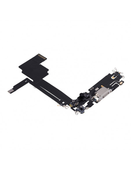 Flex de Carga micrófono iPhone 15 Pro Max (Titanio Blanco) (Original)