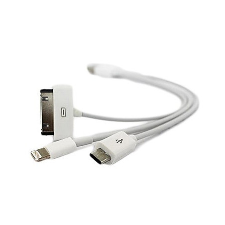 Cable iPhone 3 En 1 Cable iPhone 3 En 1