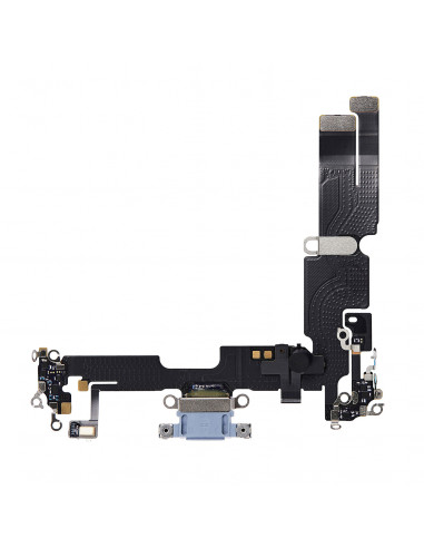 Flex de Carga micrófono iPhone  14 Plus (Azul) (Original)