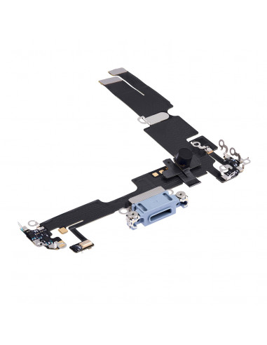 Flex de Carga micrófono iPhone  14 Plus (Azul) (Original)