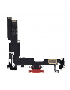 Flex de Carga micrófono iPhone  14 Plus (Rojo) (Original) 2