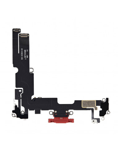 Flex de Carga micrófono iPhone  14 Plus (Rojo) (Original)